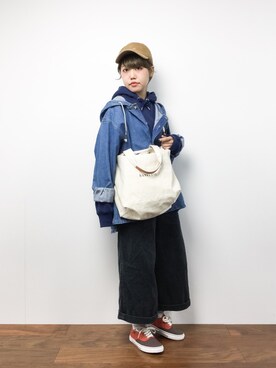 konabeさん（レディース・153cm）の冬コーディネート