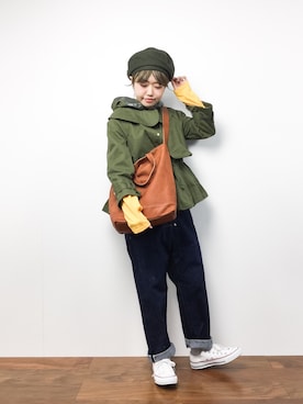 konabeさん（レディース・153cm）の冬コーディネート