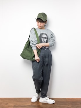 konabeさん（レディース・153cm）の冬コーディネート