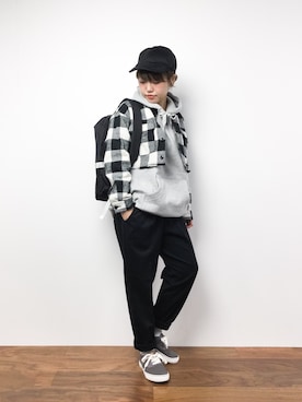 konabeさん（レディース・153cm）の冬コーディネート