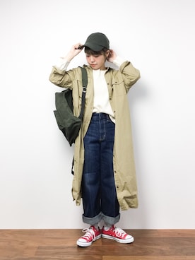 konabeさん(レディース・153cm)の冬コーディネート