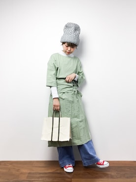 konabeさん(レディース・153cm)の冬コーディネート