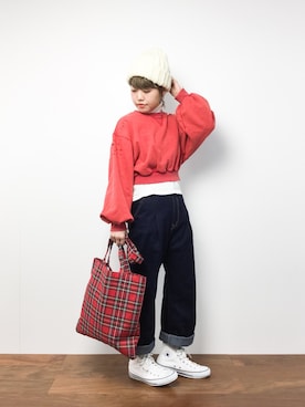 konabeさん(レディース・153cm)の冬コーディネート