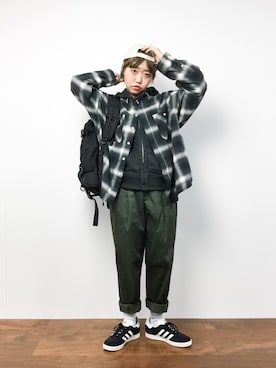 konabeさん（レディース・153cm）の冬コーディネート