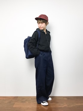 konabeさん（レディース・153cm）の冬コーディネート