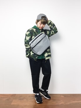 konabeさん（レディース・153cm）の冬コーディネート