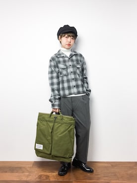 konabeさん（レディース・153cm）の冬コーディネート