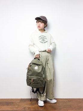 「merrier BEAMS（メリアビームス）のアイテム」を使った、konabeさん（レディース・153cm）の冬コーディネート