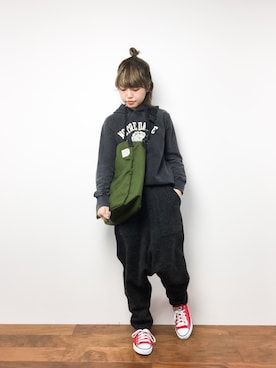 konabeさん(レディース・153cm)の冬コーディネート