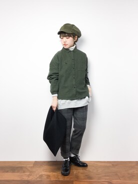 konabeさん（レディース・153cm）の冬コーディネート