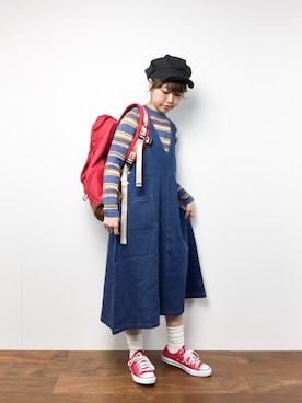 konabeさん（レディース・153cm）の冬コーディネート