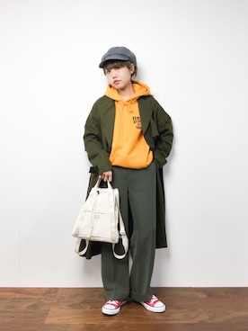 konabeさん（レディース・153cm）の冬コーディネート