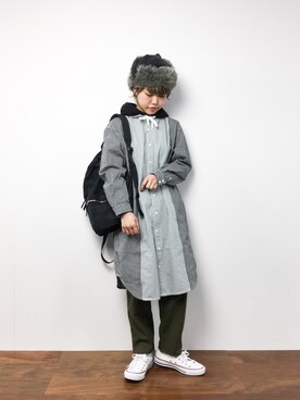 konabeさん(レディース・153cm)の冬コーディネート