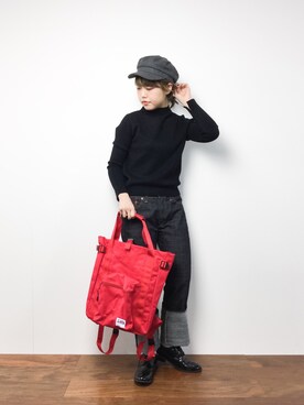 「5441 by sunduck（ゴーヨンヨンイチバイサンダック）のアイテム」を使った、konabeさん（レディース・153cm）の冬コーディネート