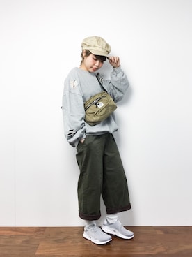 konabeさん（レディース・153cm）の冬コーディネート