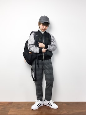 「merrier BEAMS（メリアビームス）のアイテム」を使った、konabeさん（レディース・153cm）の冬コーディネート