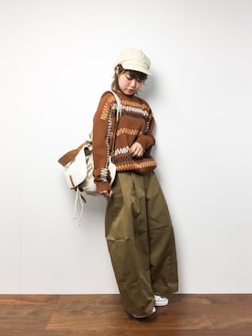 konabeさん(レディース・153cm)の冬コーディネート