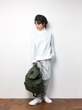 konabeさん（レディース・153cm）の冬コーディネート