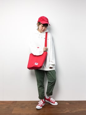 「5441 by sunduck（ゴーヨンヨンイチバイサンダック）のアイテム」を使った、konabeさん（レディース・153cm）の冬コーディネート