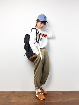 konabeさん(レディース・153cm)の冬コーディネート