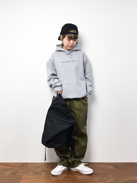 konabeさん（レディース・153cm）の冬コーディネート