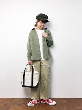 konabeさん（レディース・153cm）の冬コーディネート