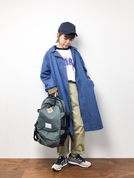 konabeさん（レディース・153cm）の冬コーディネート