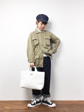 konabeさん（レディース・153cm）の冬コーディネート