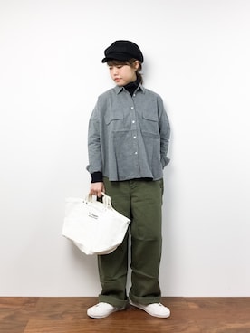 konabeさん（レディース・153cm）の冬コーディネート