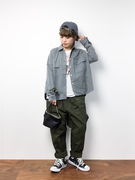 konabeさん（レディース・153cm）の冬コーディネート