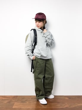 「merrier BEAMS（メリアビームス）のアイテム」を使った、konabeさん（レディース・153cm）の冬コーディネート