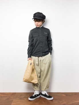 konabeさん（レディース・153cm）の冬コーディネート