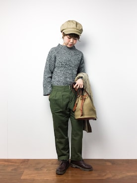 konabeさん（レディース・153cm）の冬コーディネート