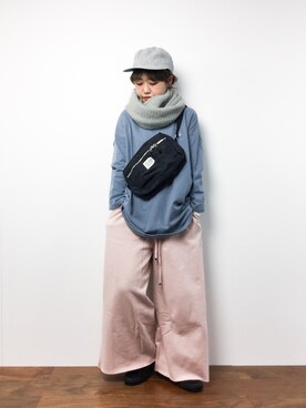 konabeさん（レディース・153cm）の冬コーディネート