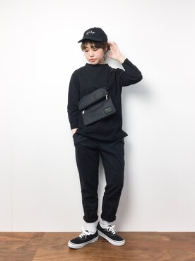 konabeさん（レディース・153cm）の冬コーディネート