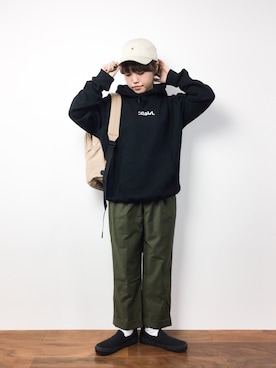 konabeさん（レディース・153cm）の冬コーディネート