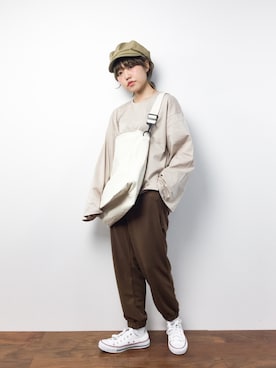 konabeさん（レディース・153cm）の冬コーディネート