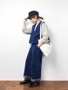 konabeさん（レディース・153cm）の冬コーディネート