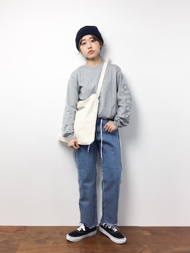 konabeさん（レディース・153cm）の冬コーディネート