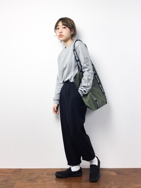 konabeさん（レディース・153cm）の冬コーディネート