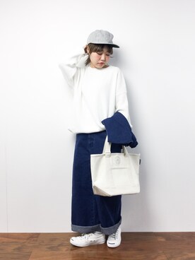 konabeさん（レディース・153cm）の冬コーディネート