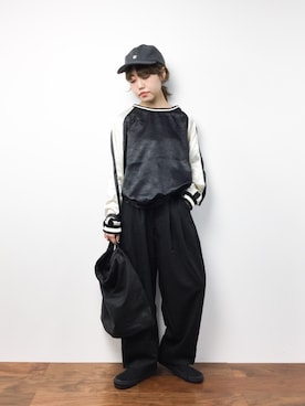 konabeさん（レディース・153cm）の冬コーディネート