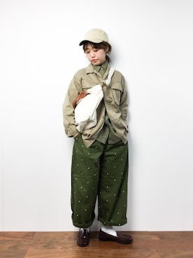 konabeさん（レディース・153cm）の冬コーディネート