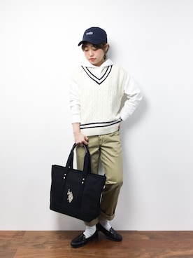 konabeさん(レディース・153cm)の冬コーディネート