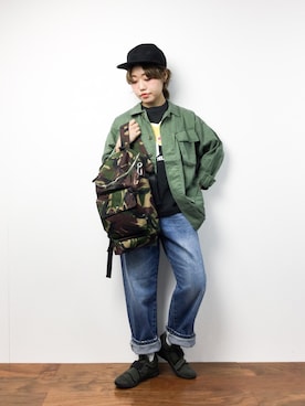 konabeさん（レディース・153cm）の冬コーディネート