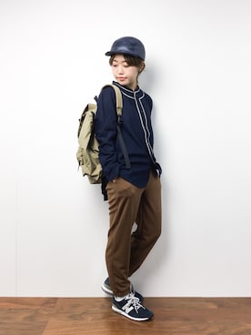 konabeさん（レディース・153cm）の冬コーディネート