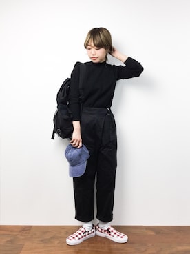 konabeさん（レディース・153cm）の冬コーディネート