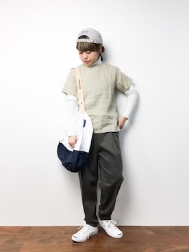 konabeさん（レディース・153cm）の春コーディネート