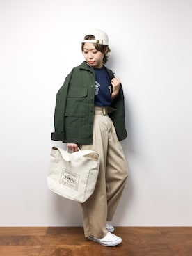 konabeさん（レディース・153cm）の春コーディネート