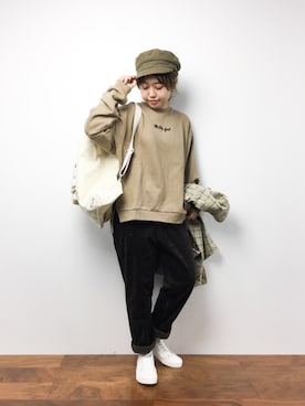 konabeさん（レディース・153cm）の春コーディネート